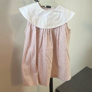Spanish Vintage Little Pink flowers Dress